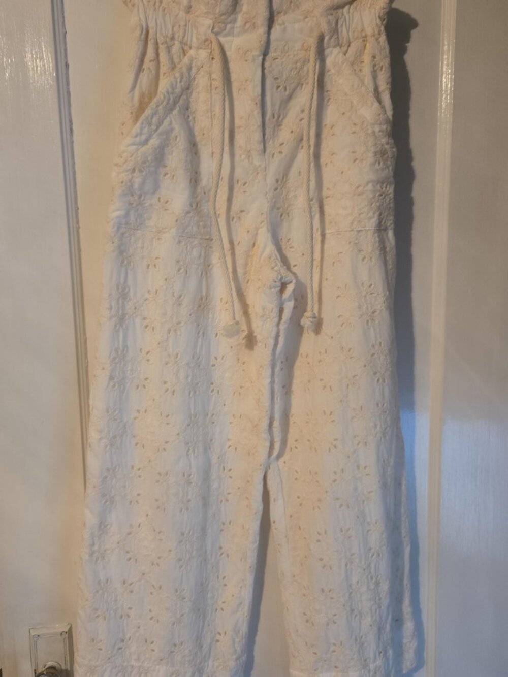 Sezane Jaques trousers in ecru lace sz 36/US 4 - Picture 3 of 7